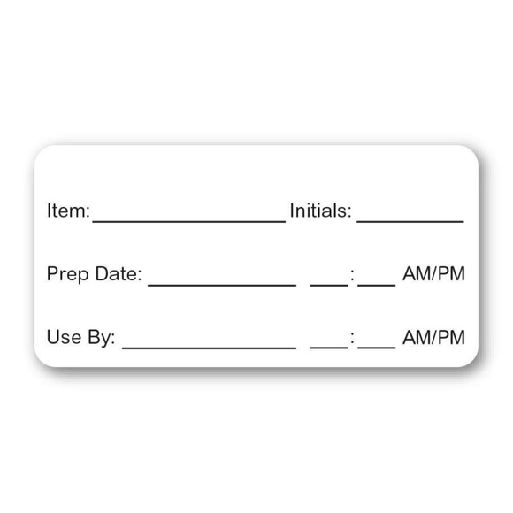 500 food meal prep dissolvable sticker labels - Picture 3 of 6
